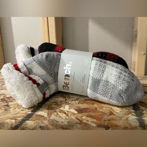3 pair NWT BENCH Slipper Socks for women shoe size 4-10